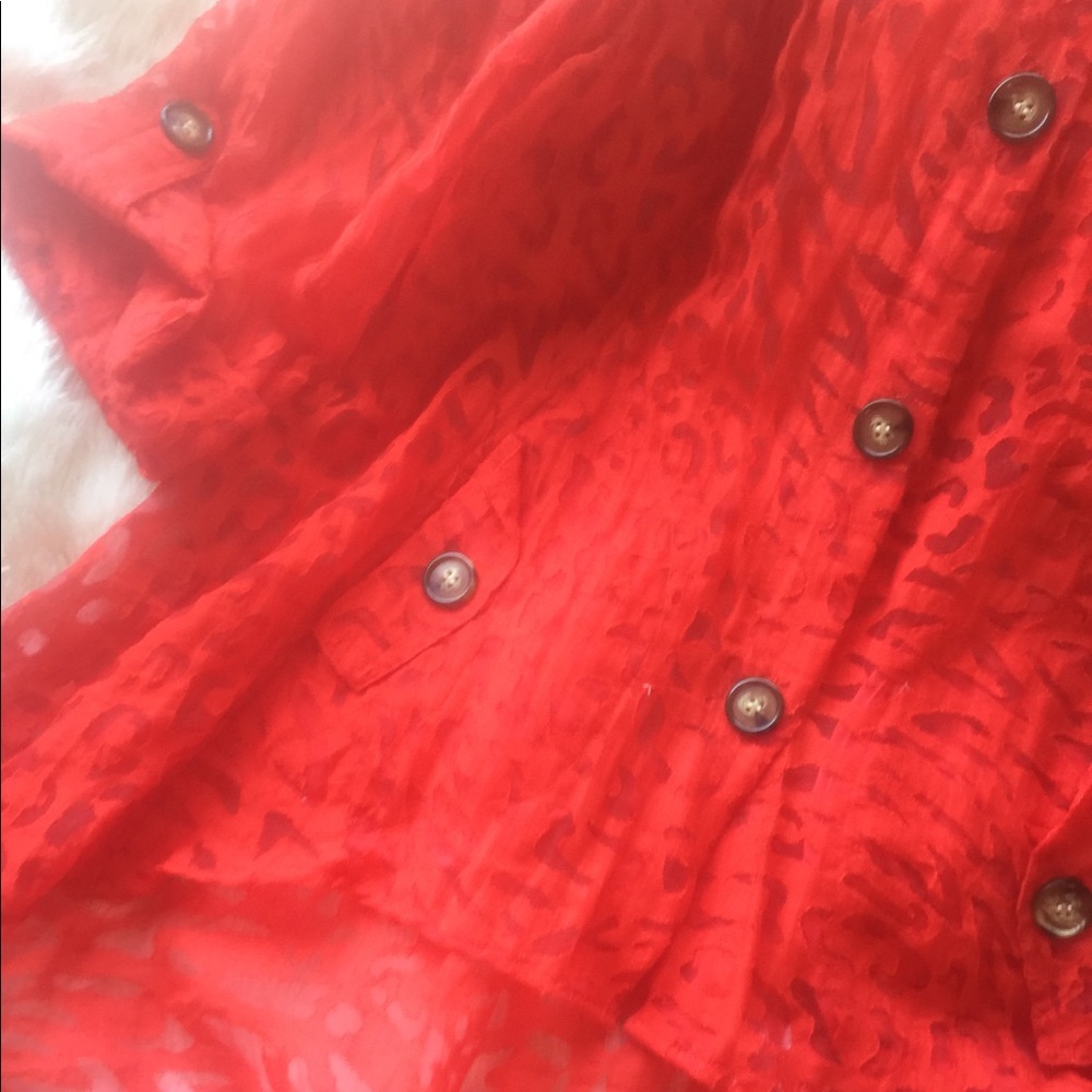 High low burnout lite jacket